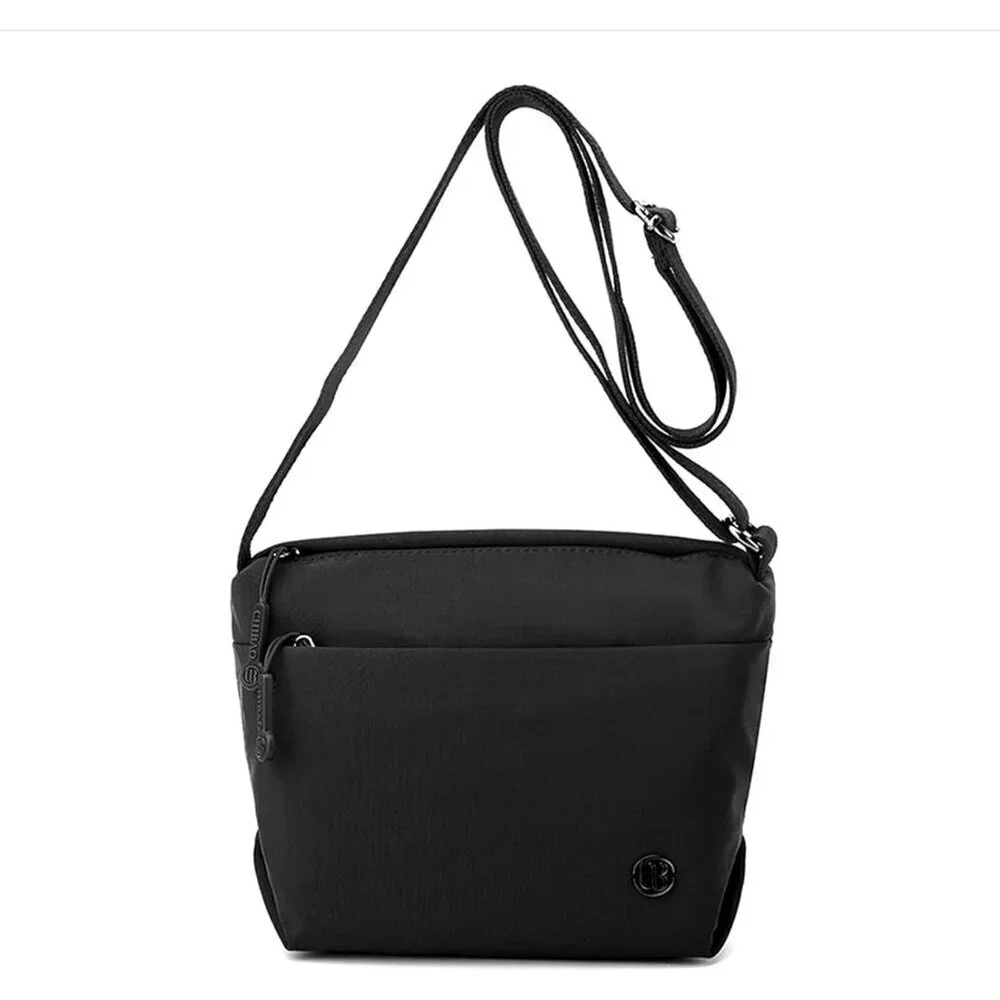 Small Crossbody Nylon Bag Women Mini Travel Purse Shoulder Handbag Compact
